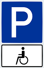 Behindertenparkplatz