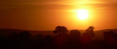 Sonnenuntergang am Sdharz